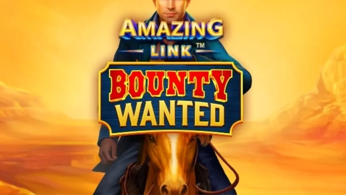 Cenário desértico do jogo Amazing Link Bounty Wanted com elementos de Velho Oeste