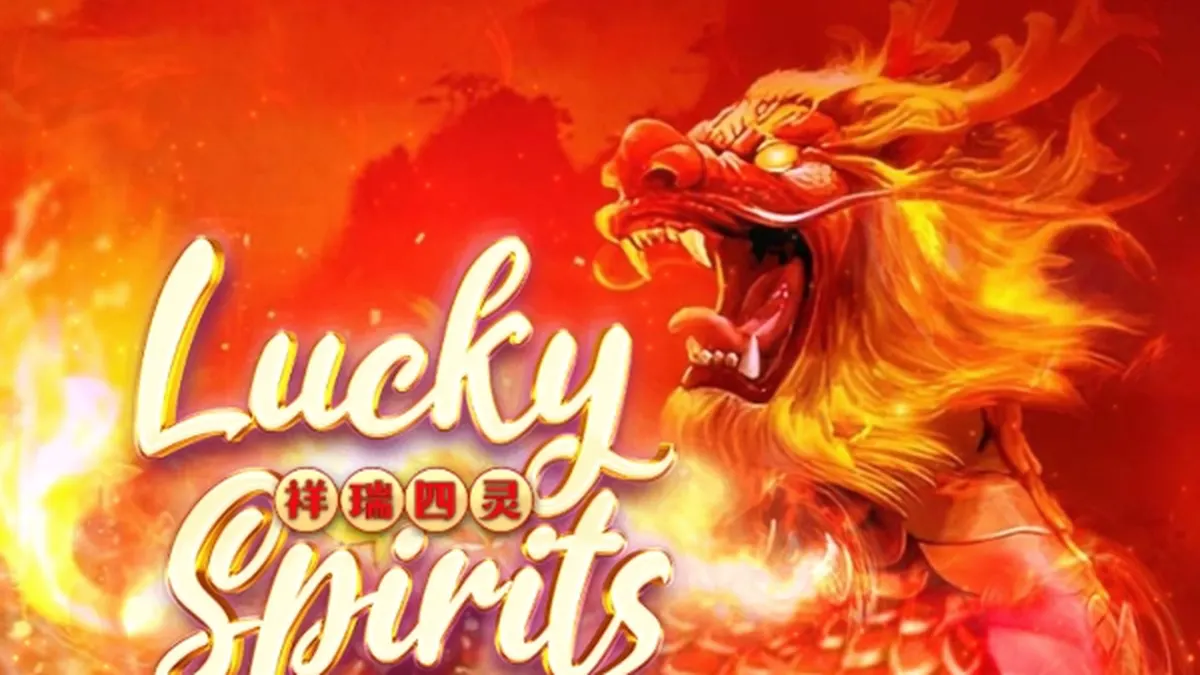 Interface do jogo de slot Lucky Spirits com elementos místicos